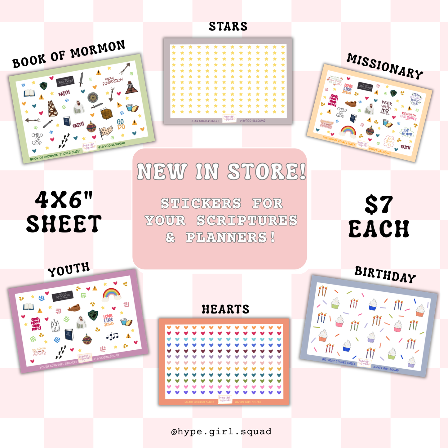 Sticker Sheet - Stars