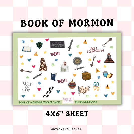 Sticker Sheet - Book of Mormon