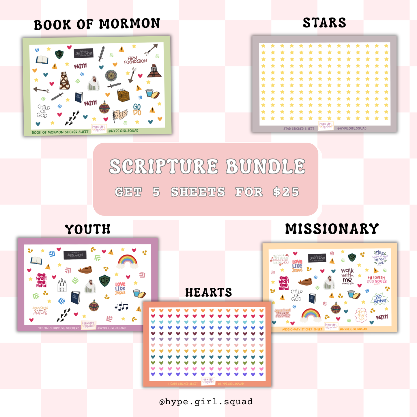 Sticker Sheet - Scripture Bundle
