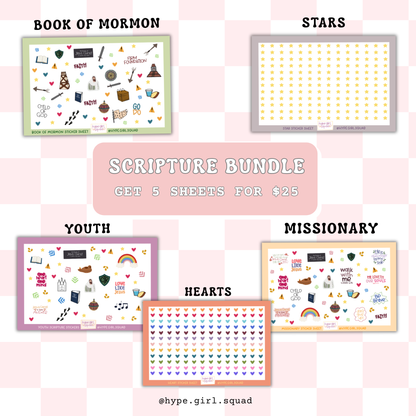 Sticker Sheet - Scripture Bundle