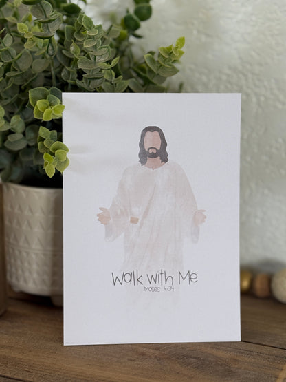 Christ Print "Walk with Me"