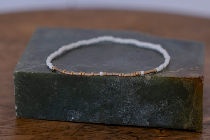 “Walk With Me” Morse Code GOLD Bracelet