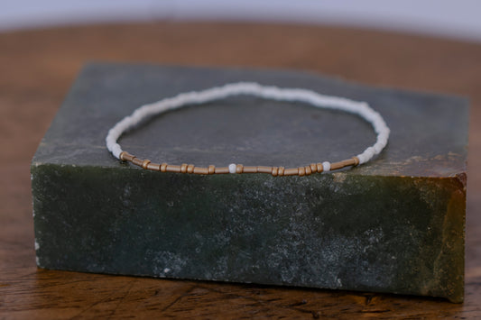 “Walk With Me” Morse Code GOLD Bracelet
